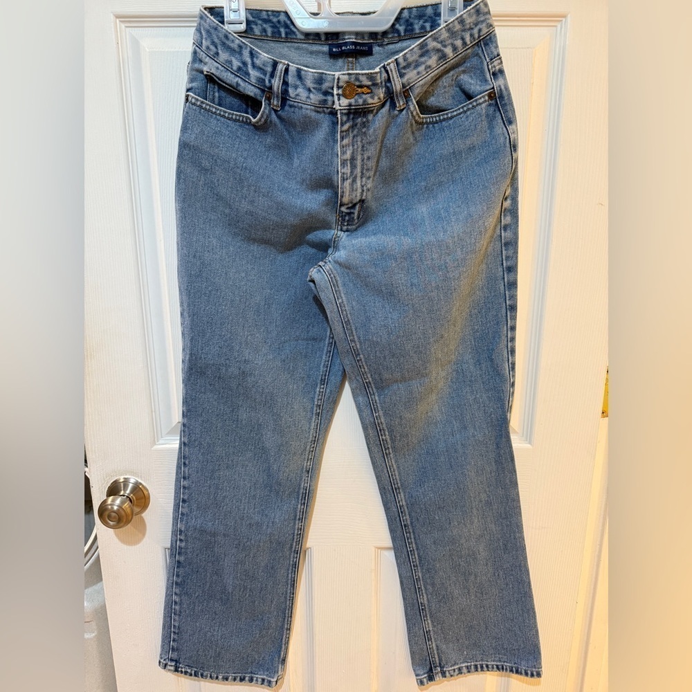 Bill Blass Blue Straight Leg Classic Denim Jeans